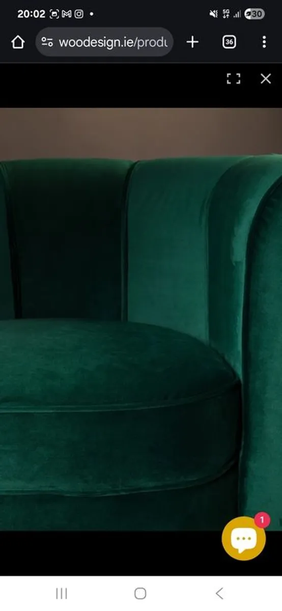 Woo design Flower Lounge Chair - green - Image 4