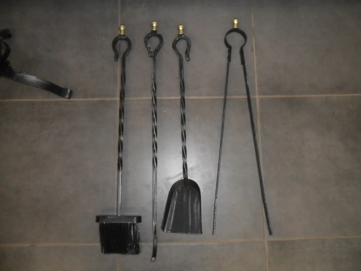 Fireplace tools set KAMINO FLAM - Image 4