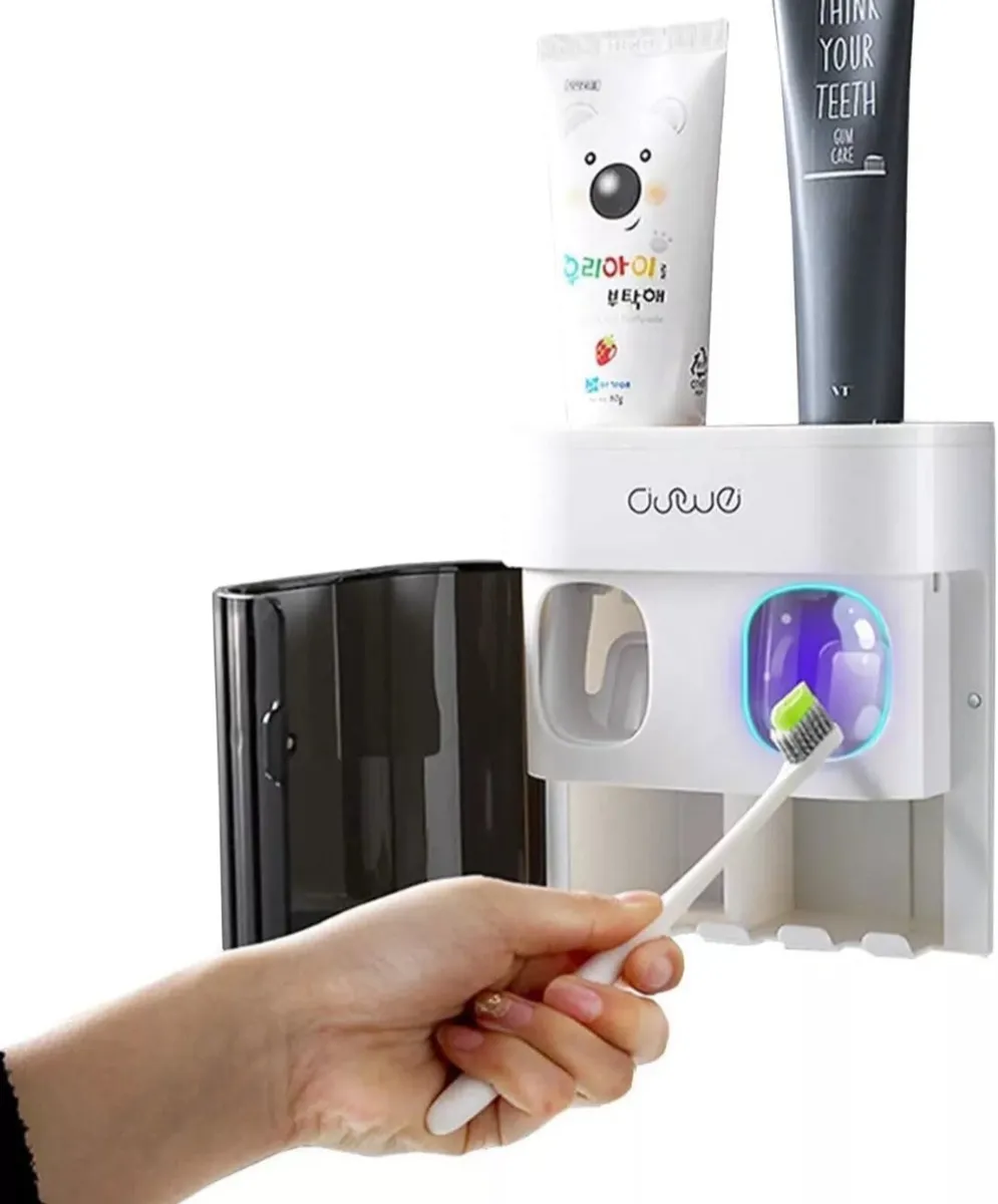 Automatic Toothpaste Dispenser Toothbrush Holder - Image 2