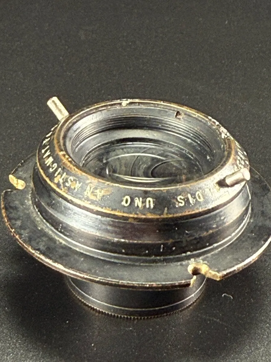 Aldis UNO Anastigmat 4 inch f4,5 antique lens - Image 3