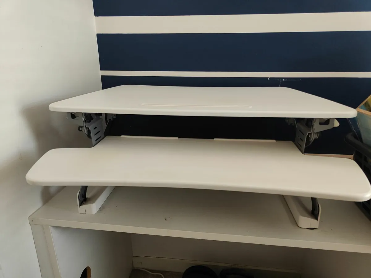 Flexispot Desk Raiser - White - Mint - Image 1
