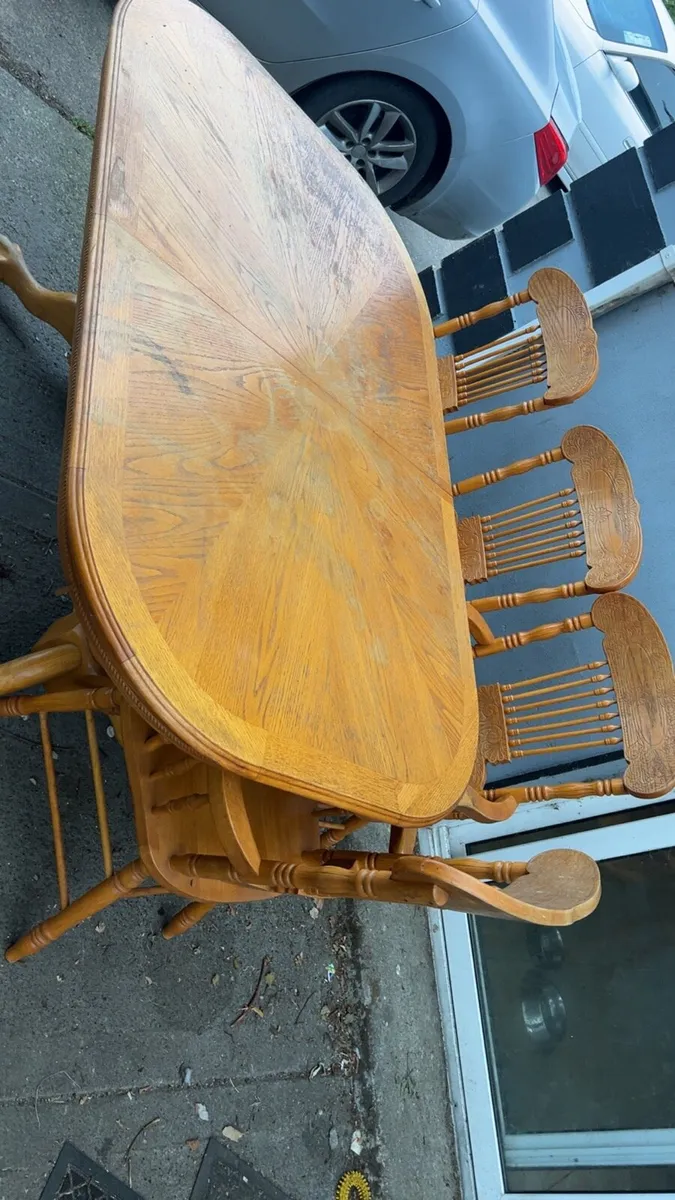 Dining table and chairs - Image 3