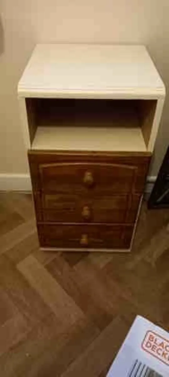 Single Bedframe & Wooden Locker. - Image 2