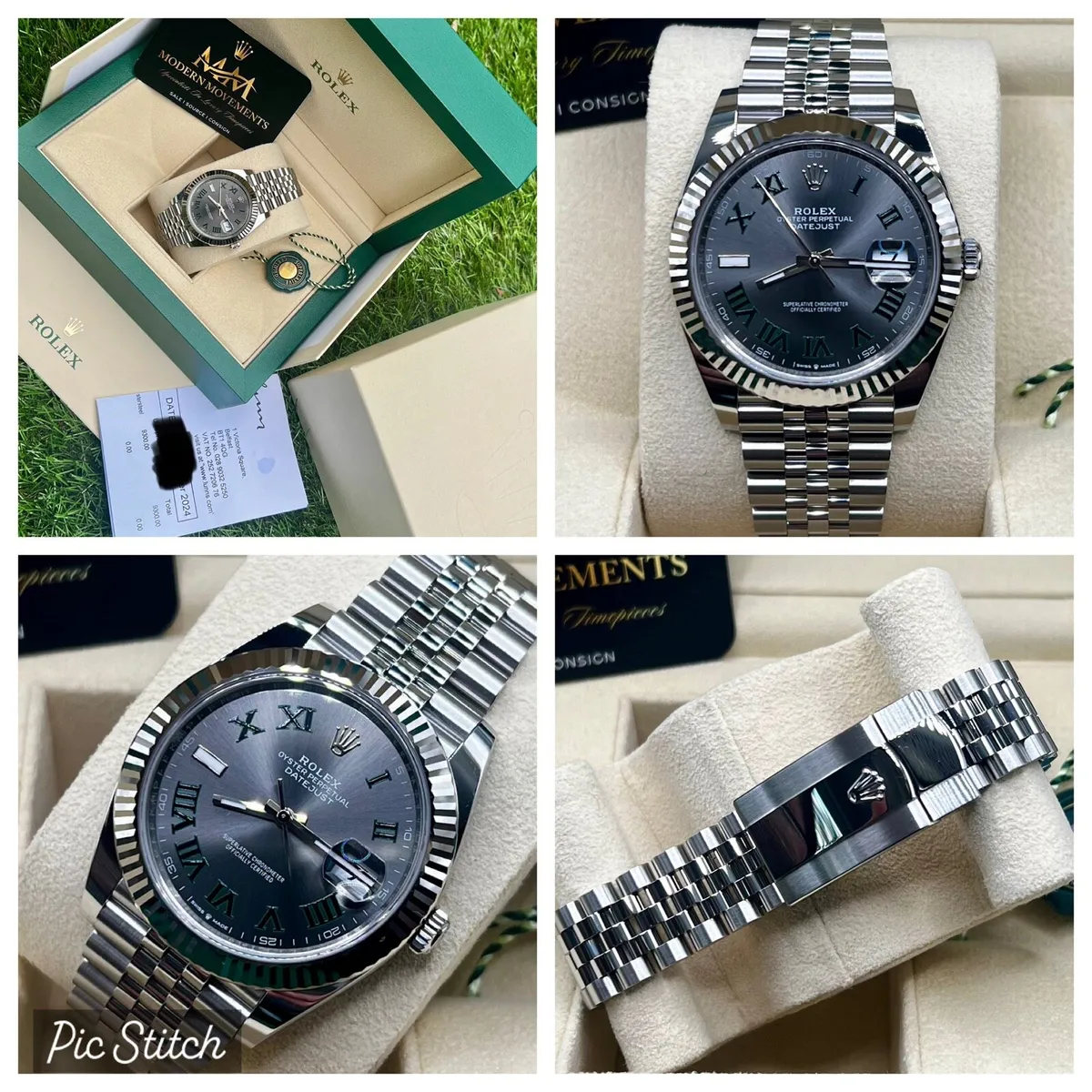 2024 Rolex datejust 41mm Wimbledon dial