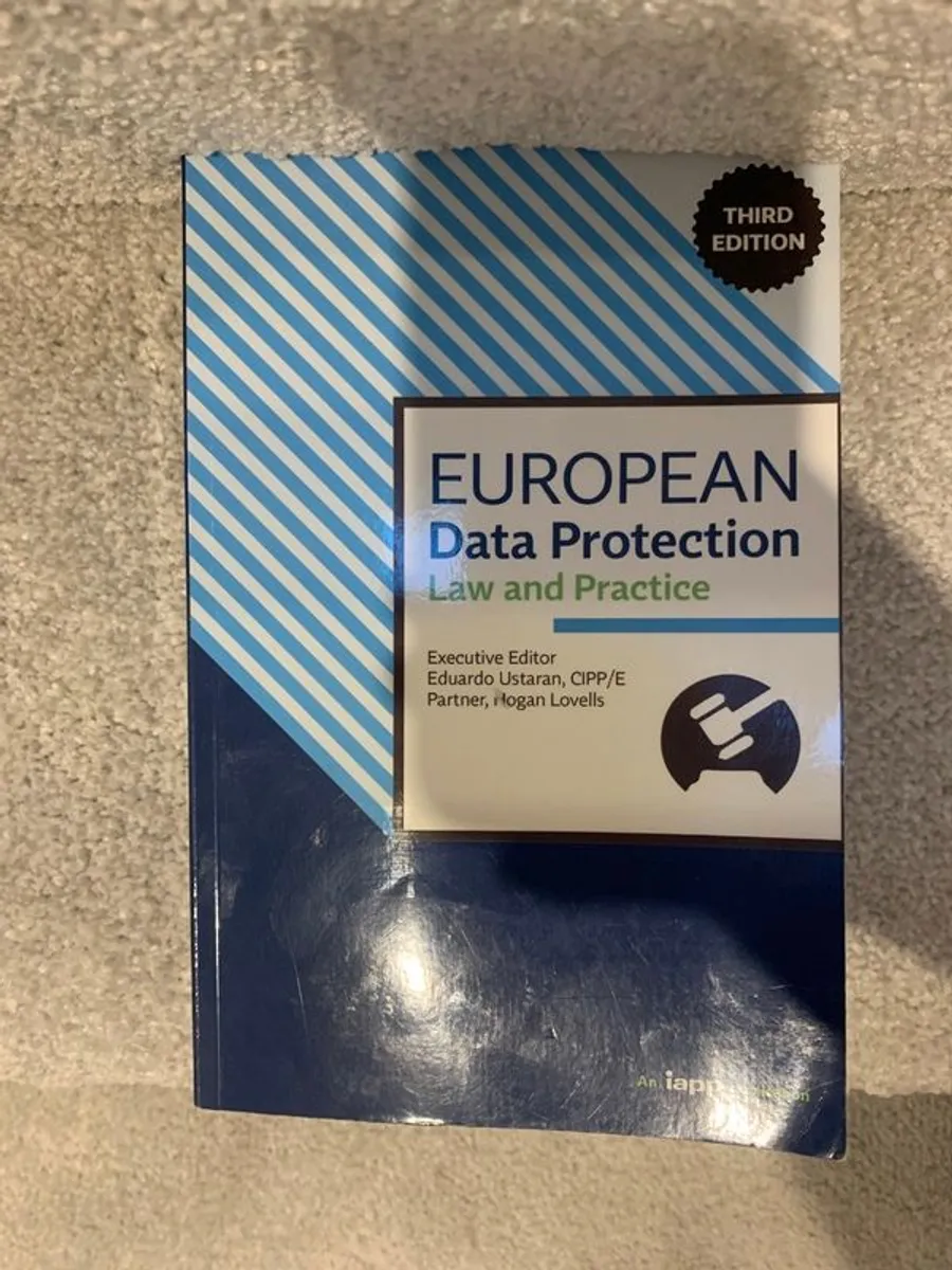 Book: European Data Protection Third Edition Print (IAPP CIPP/E)