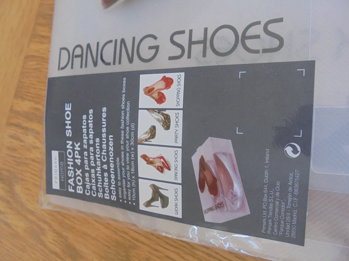 Pkt. of 4 Shoe Storage Boxes for Sale - Image 4