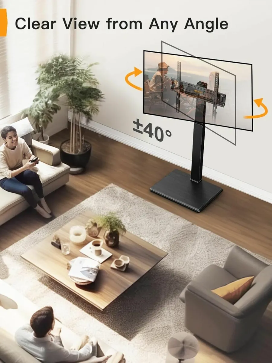 TV Stand 30″–70″ TVs Adjustable TV Floor Stand - Image 4