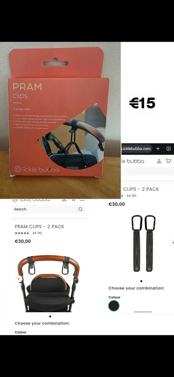 Joie Nitro Stroller
+ pram clips + blanket ALL NEW - Image 2