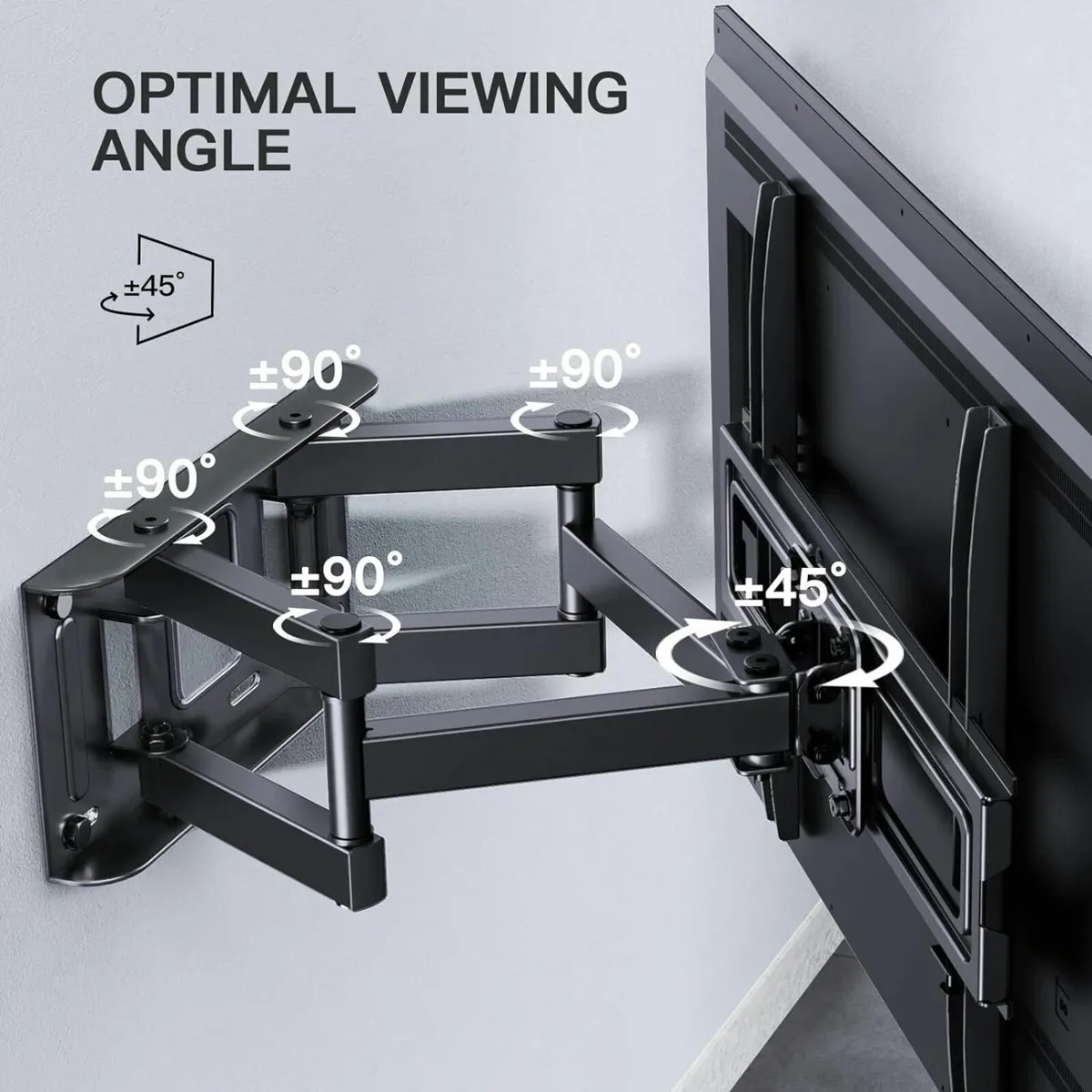 Wall Bracket Swivel Tilt 26-70 Inch Flat Curved TV - Image 2