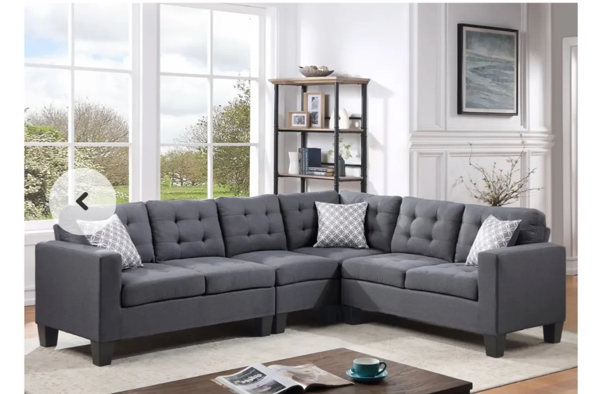 Right or Left Hand L Shaped Sofa - Image 1