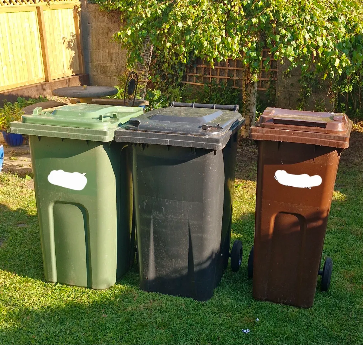 Wheelie Bins Free to take away
