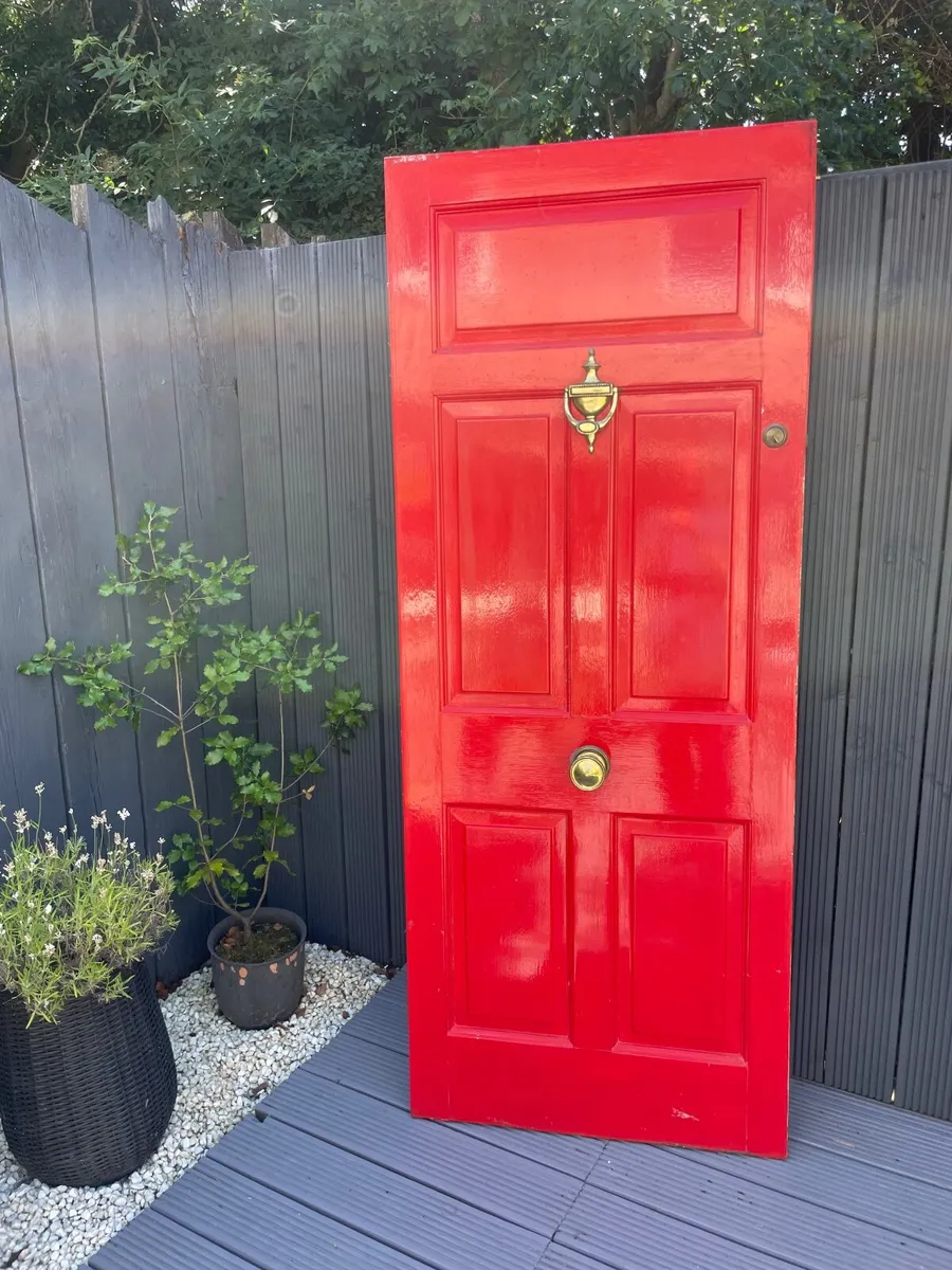 Teak door - Image 1