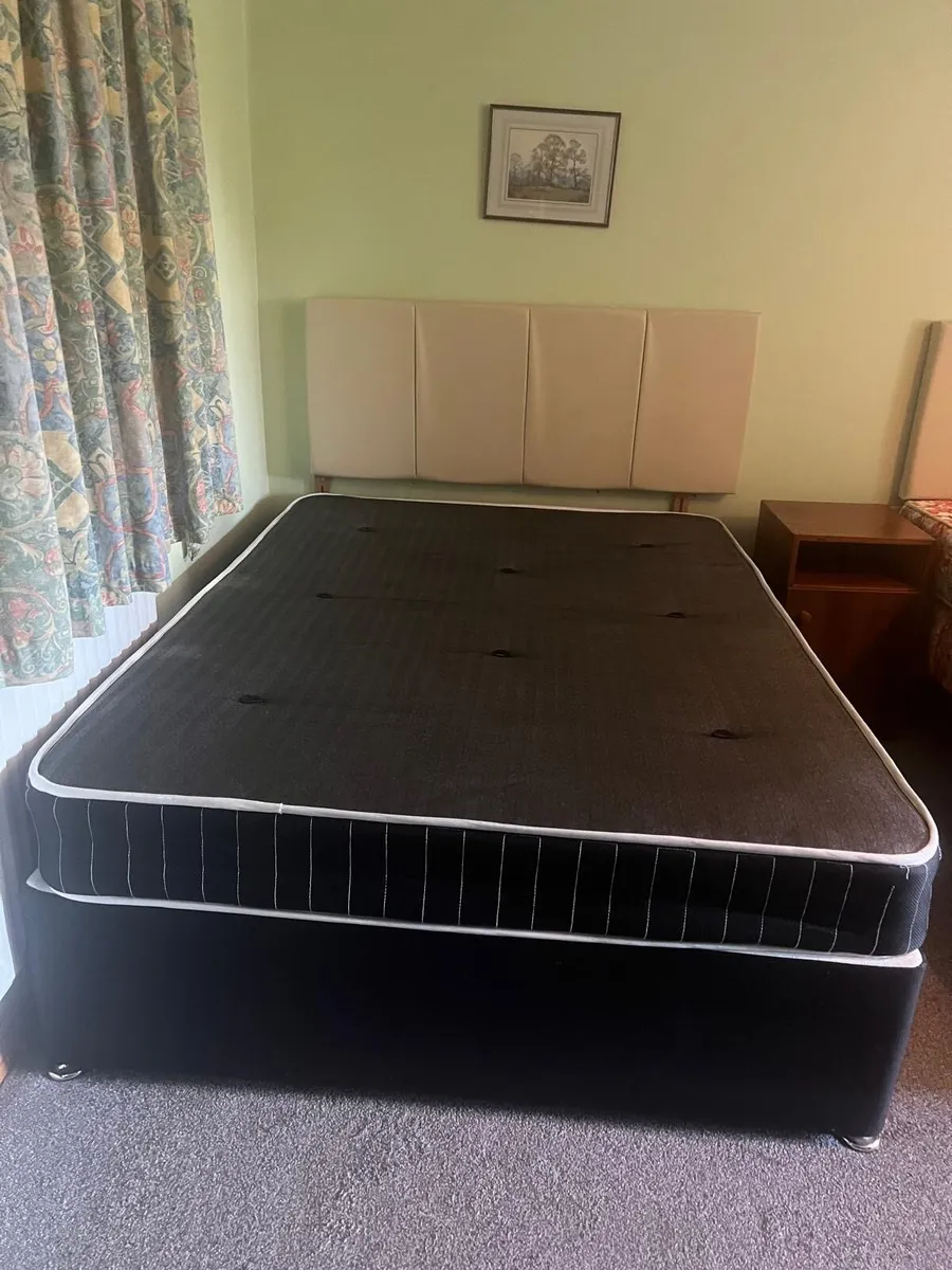 Double Bed – Frame, Mattress & Headboard