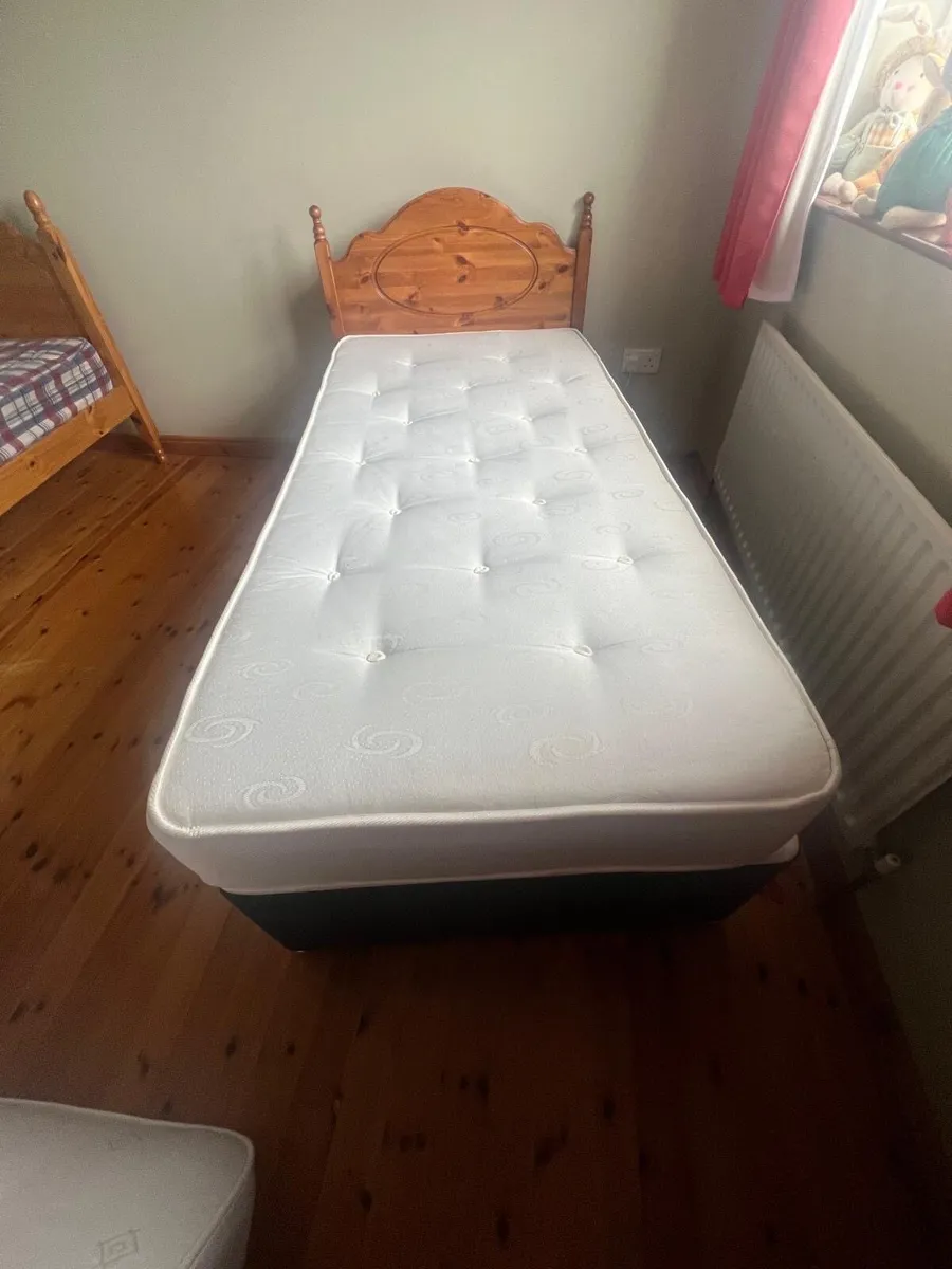Single Bed – Frame, Mattress & Headboard