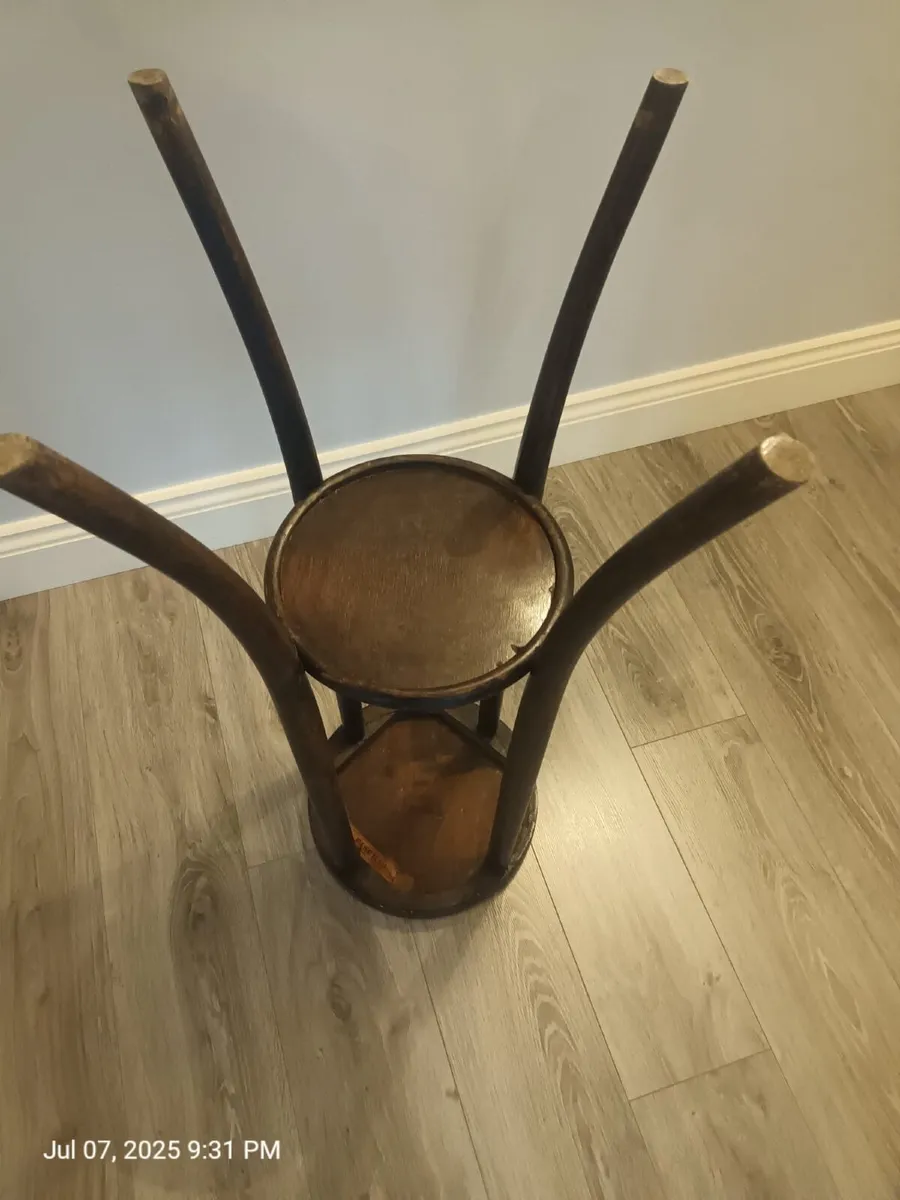 Antique Table - Fischel Bentwood - Image 3