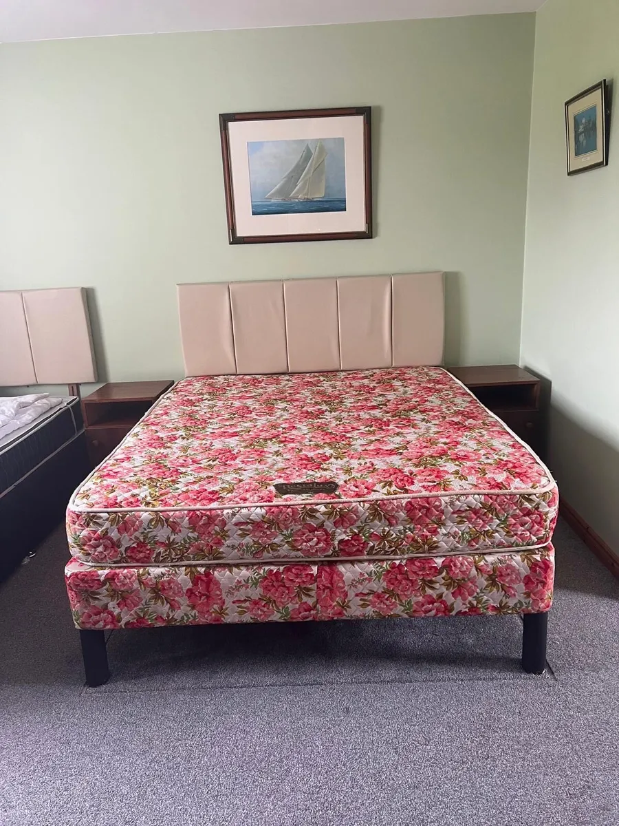 King Size Bed – Frame, Mattress & Headboard