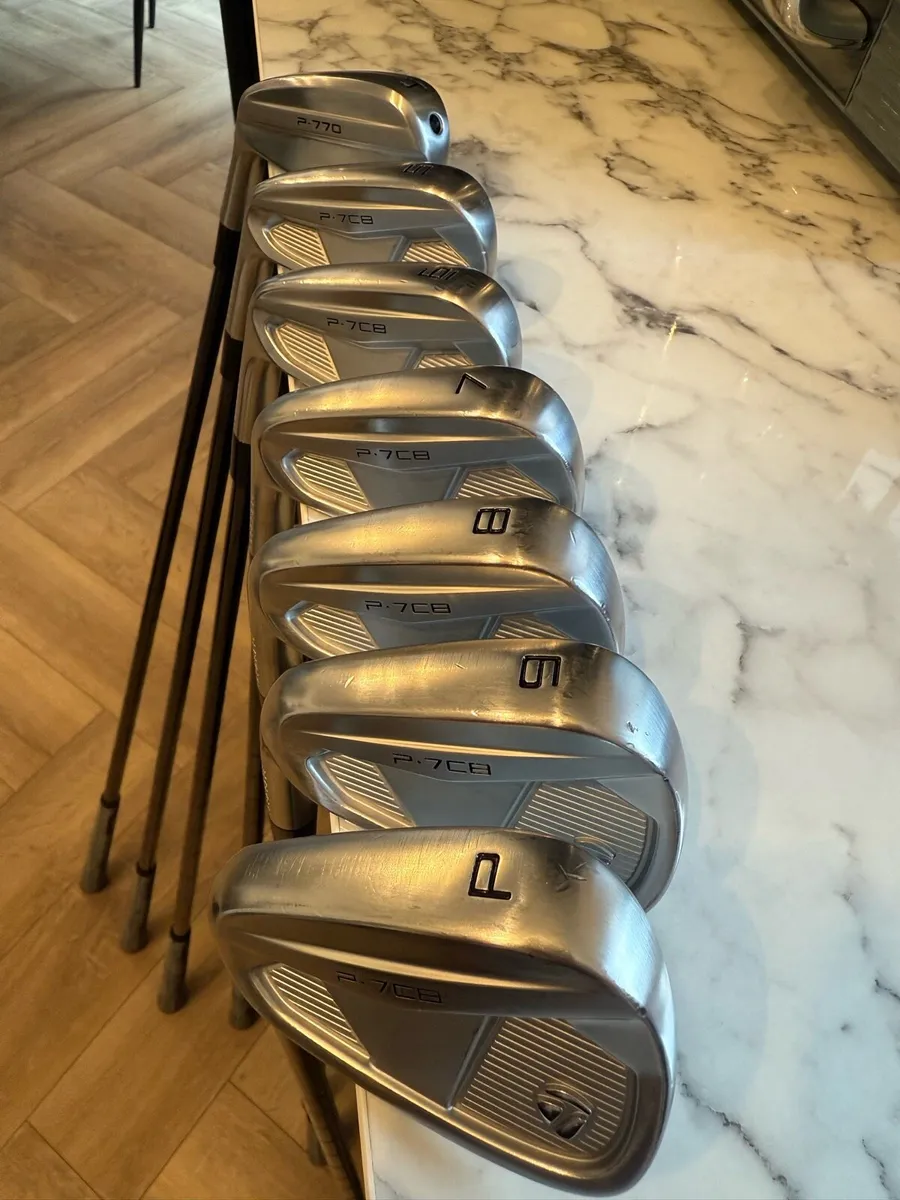 Taylor made P770/P7CB left hand irons - Image 1