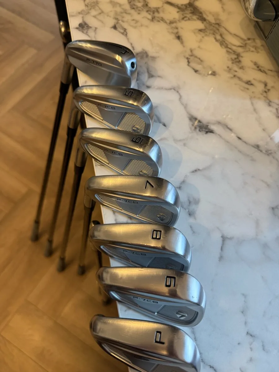 Taylor made P770/P7CB left hand irons - Image 2