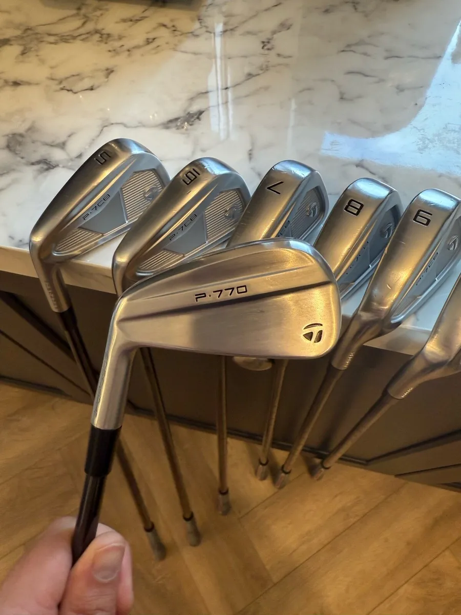Taylor made P770/P7CB left hand irons - Image 4