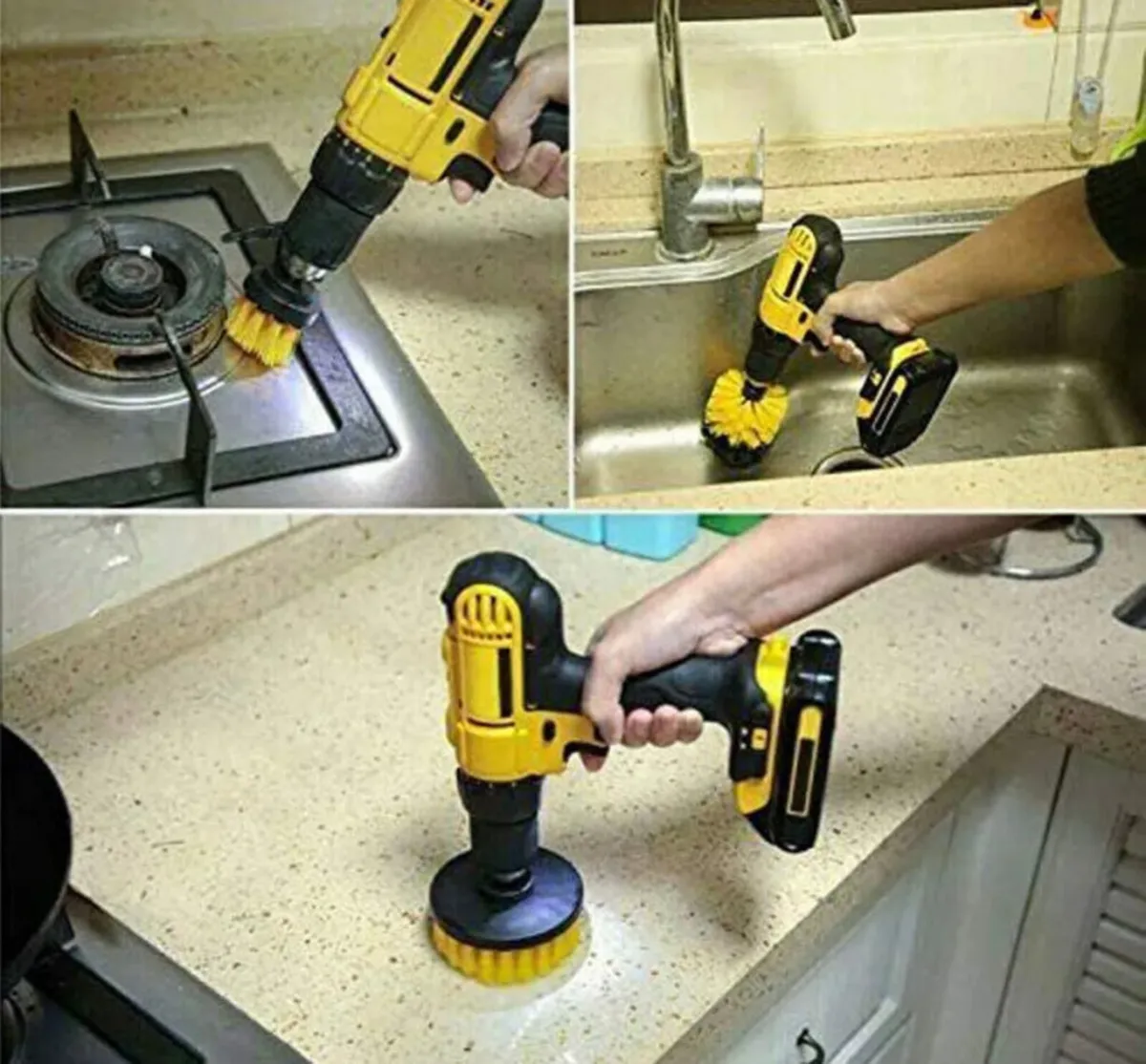 5PCS Drill Attachment Cleaning Brush Kit NEW - Image 4