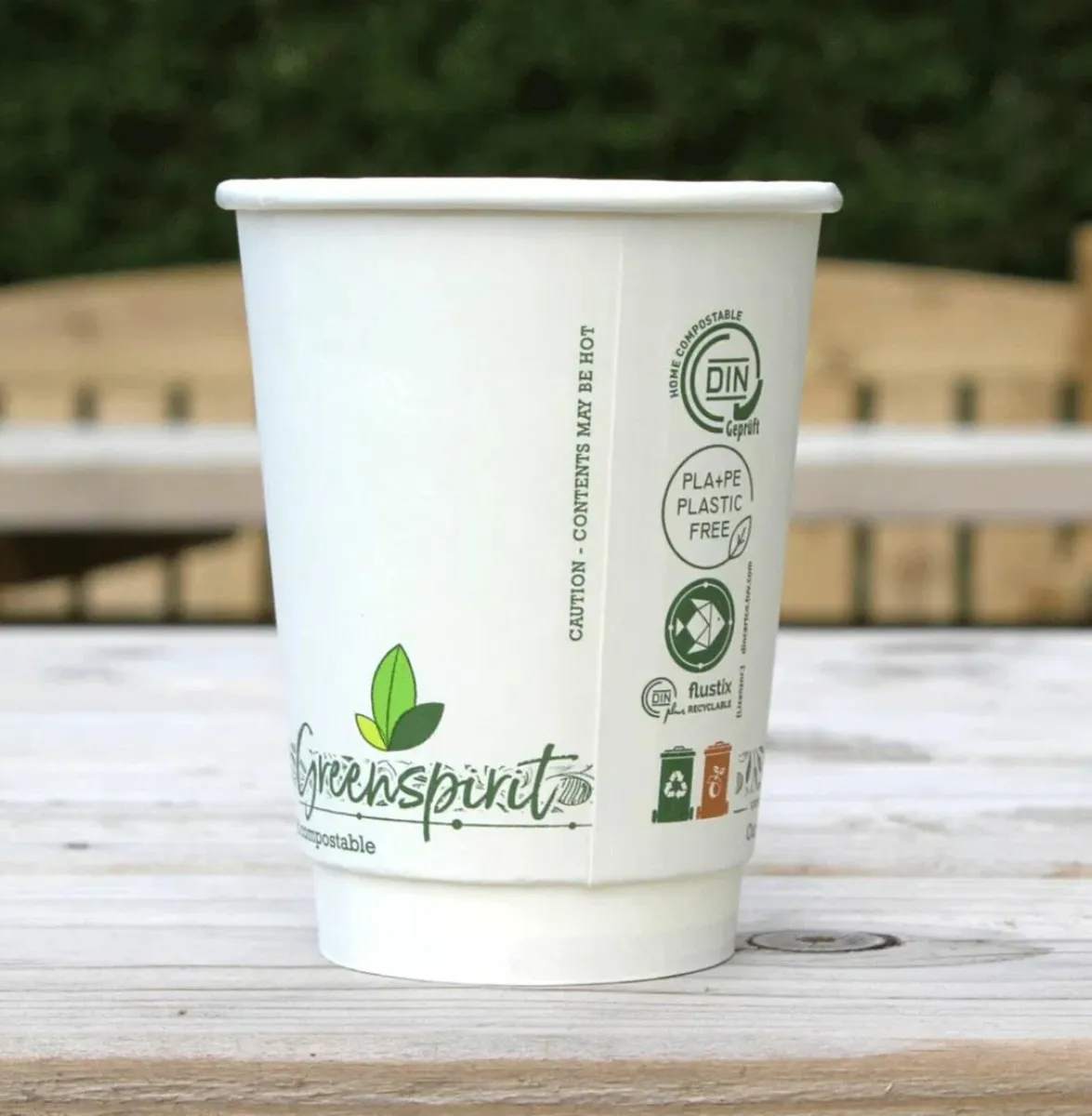 Greenspirit Aqueous Double-Wall Hot [Coffee] Cups - Image 1