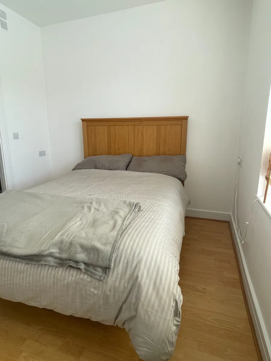 Double Bed and Mattress - Image 1
