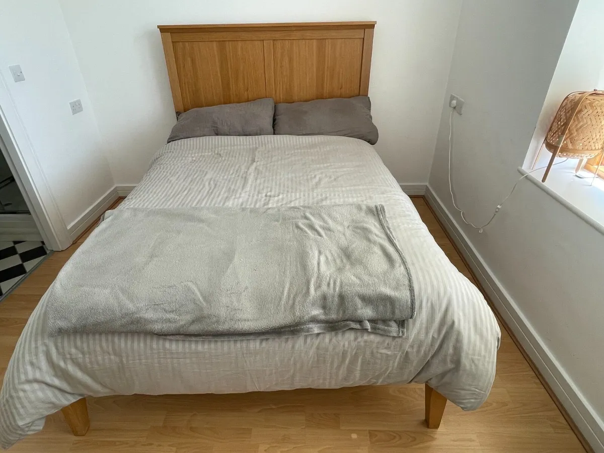 Double Bed and Mattress - Image 2