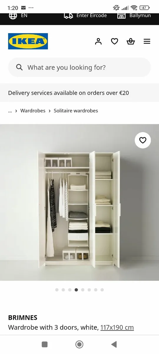 Wardrobe 3 doors - Image 1