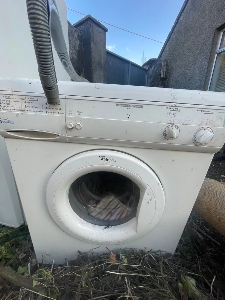 Old washing machine