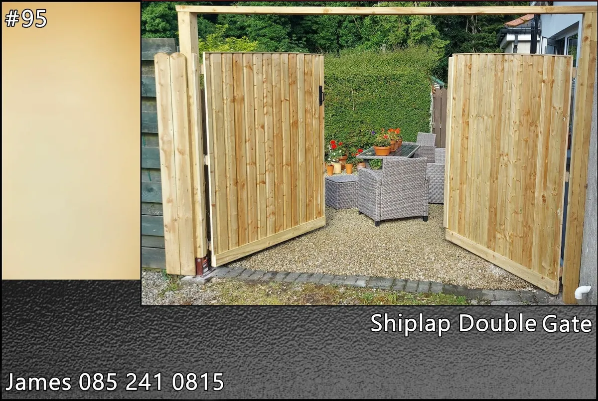 Timber Gates Free Installation - Image 1