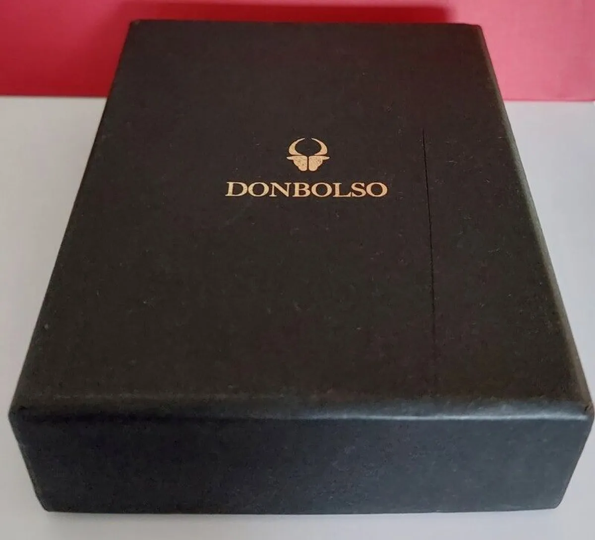 "Donbolso" Men's Tri-Fold Leather Wallet With Coin Pocket - Image 4