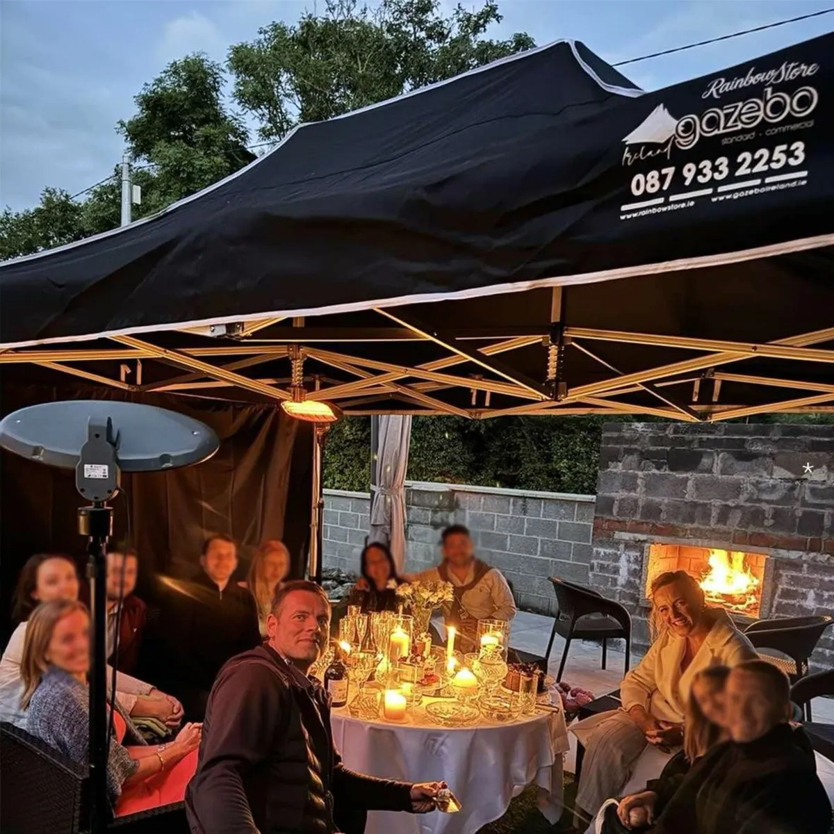 3x3m Alu50Hex PRO pop-up Gazebo - Image 2