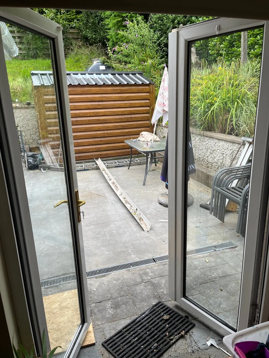 PVC French double doors - Image 3