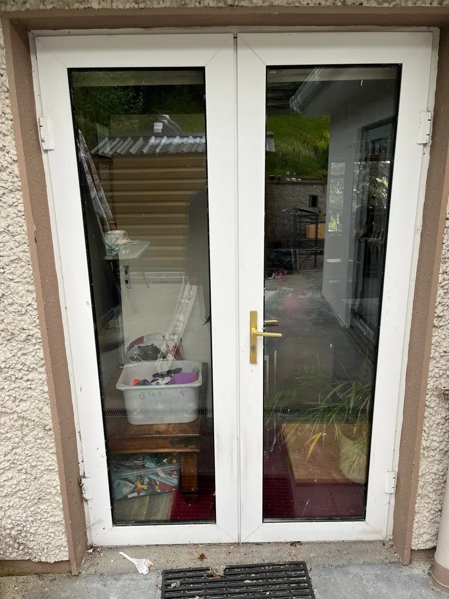 PVC French double doors - Image 2