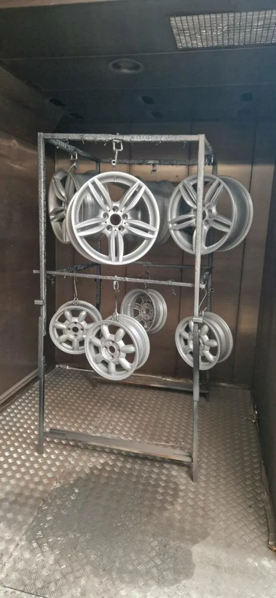 Powder coating wheels and gates - Image 2