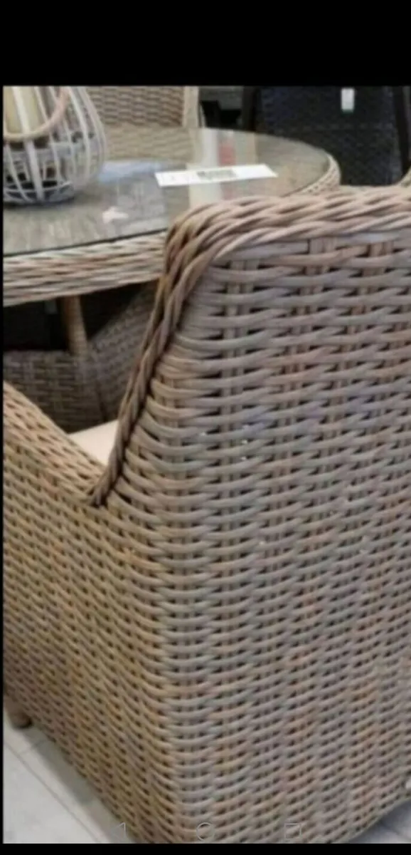 **CLEARANCE** Brand New Basket Rattan 6 Seater - Image 2