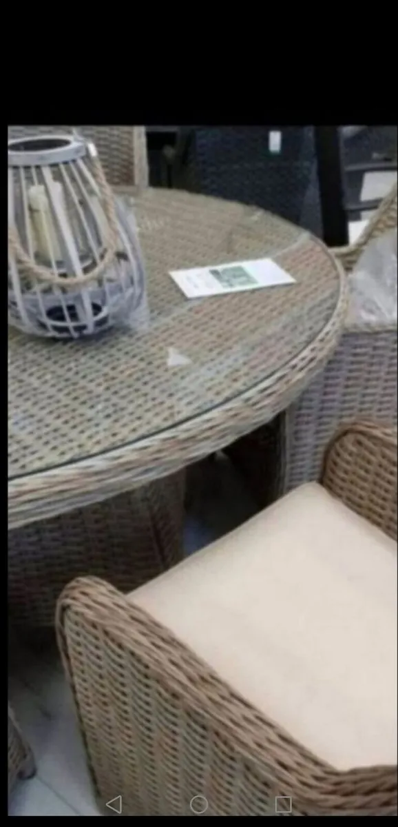 **CLEARANCE** Brand New Basket Rattan 6 Seater - Image 3