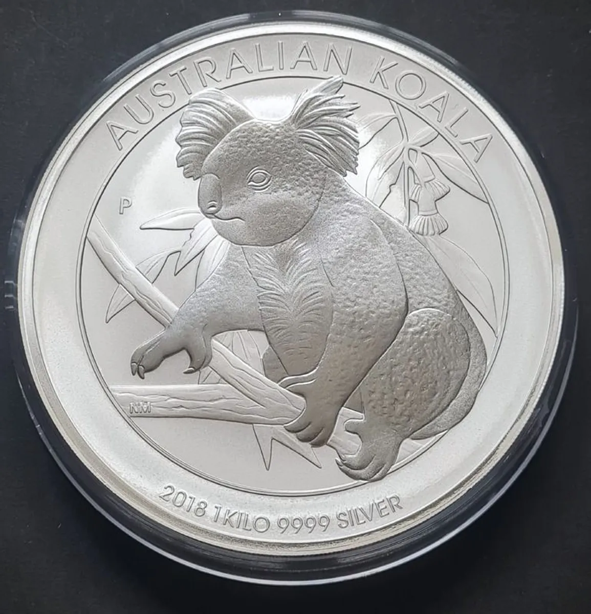 2018 Australia 30 Dollars Australian Koala Silver Coin .9999 1 Kilo 1kg BU. ( In Capsule) - Image 1