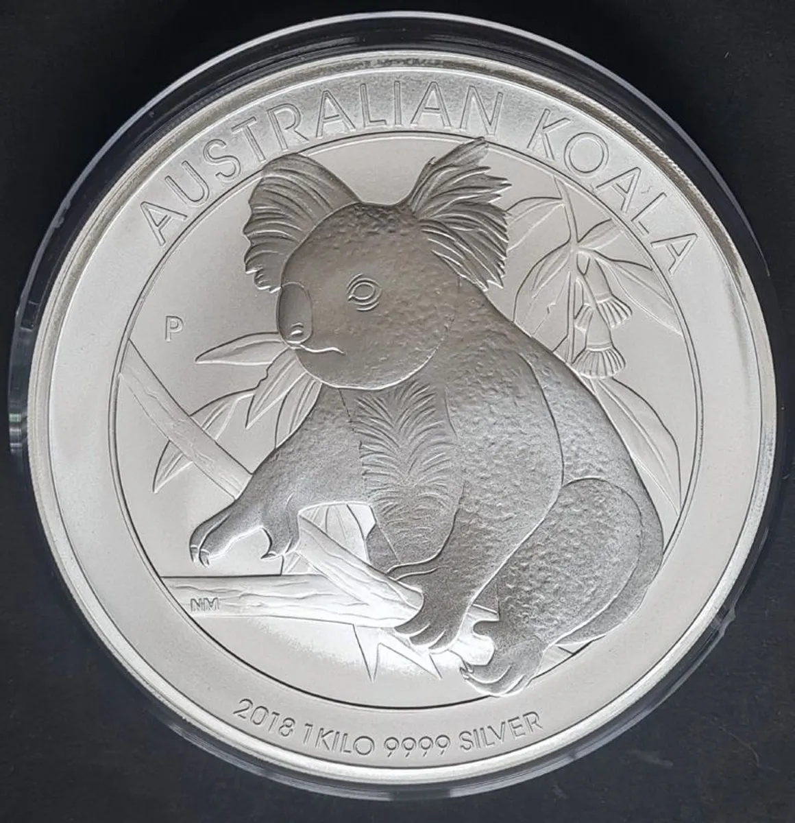 2018 Australia 30 Dollars Australian Koala Silver Coin .9999 1 Kilo 1kg BU. ( In Capsule) - Image 2