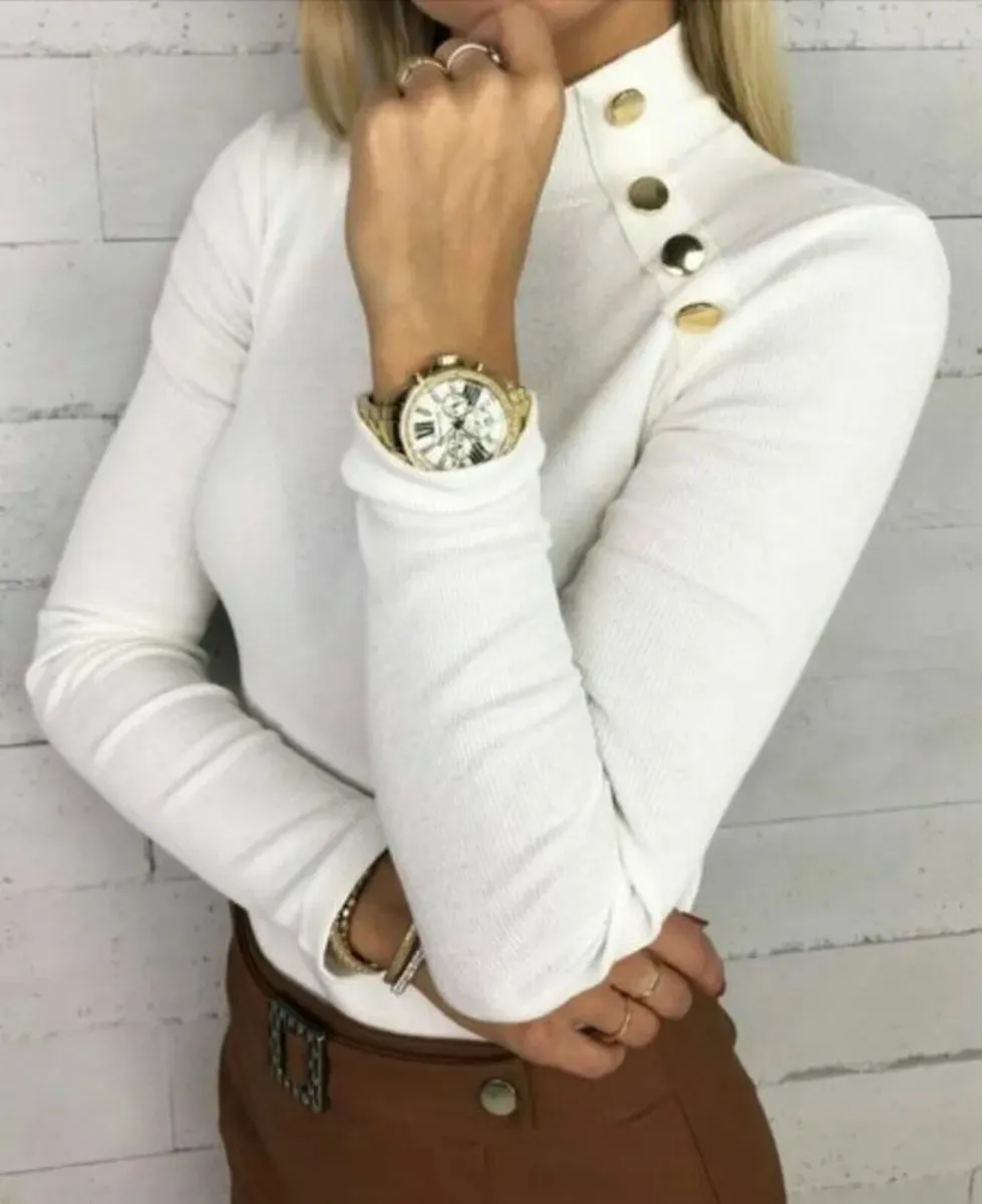 Women khaky blouse - Image 2