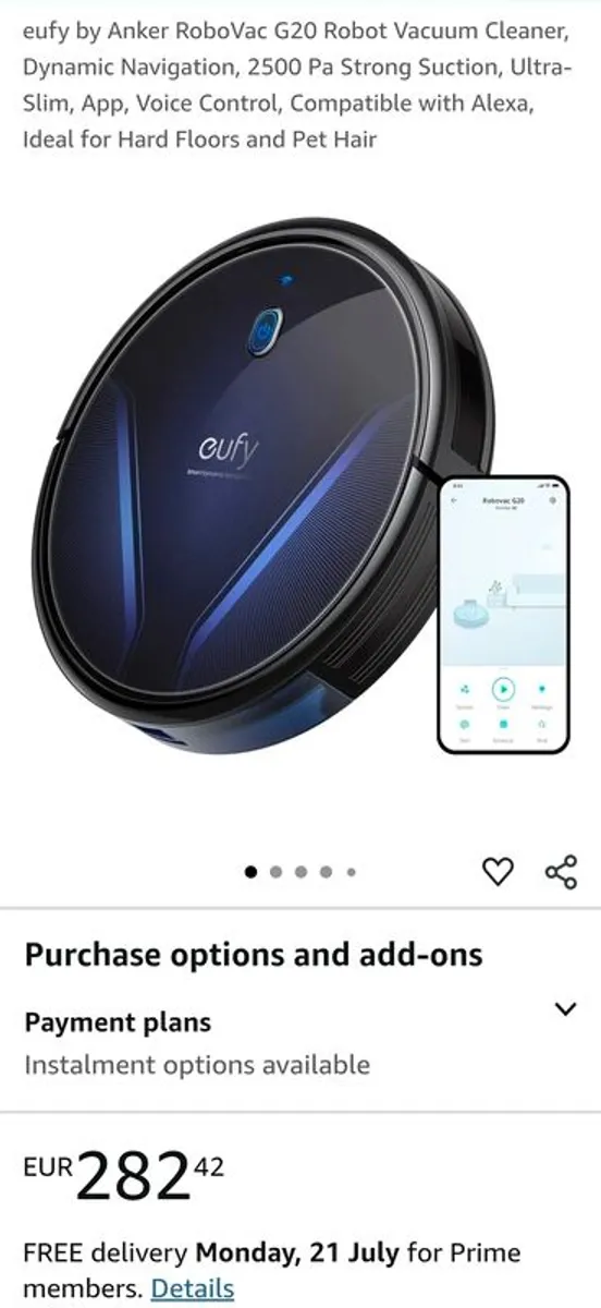 Eufy G20 robot vaccum - Image 2