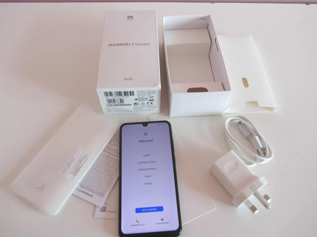 Huawei P Smart (2020) 128GB Midnight Black Simfree - Image 1