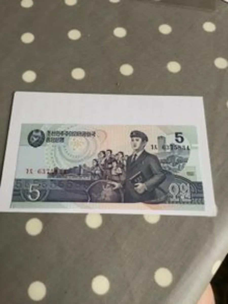 Korea Banknote 5 Won