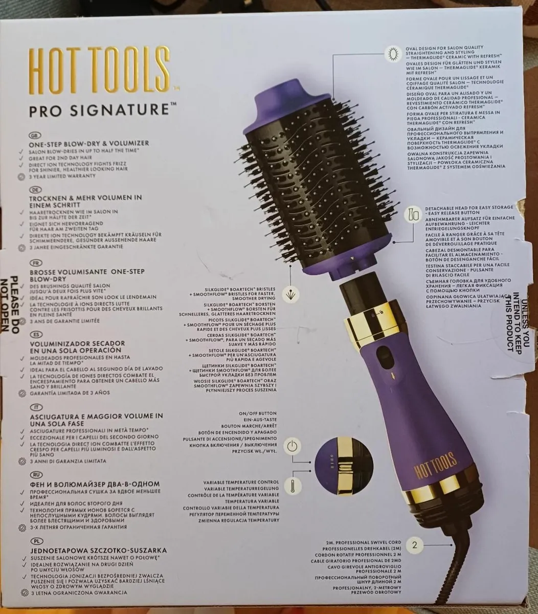 Hot Tools Pro Signature 2 in 1 Blow Dry & Volumize - Image 2