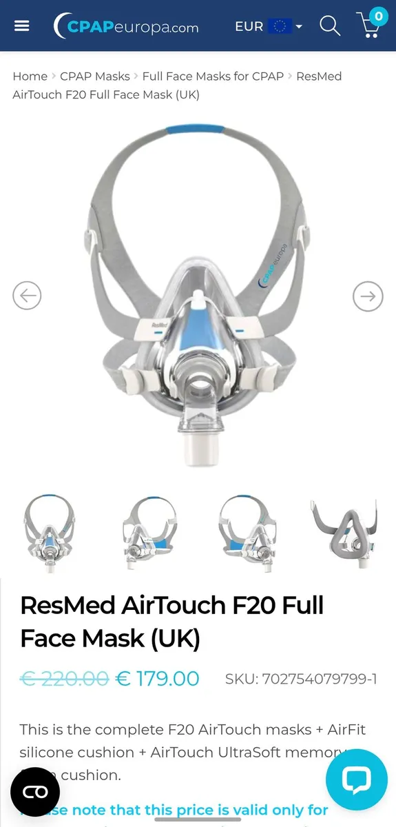 CPAP MASK AIRFIT F20 - Image 4