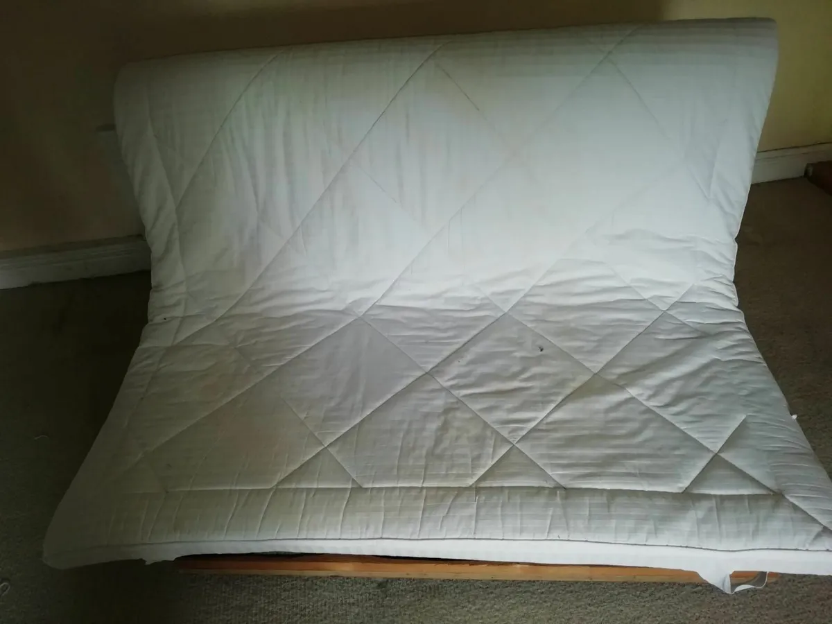 Futon and mattress double bed - Image 1