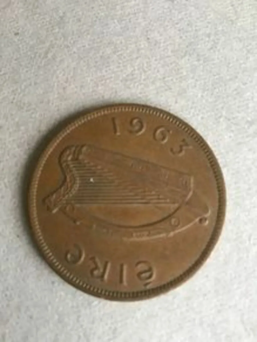Irish coin  - 1963 Irish Penny