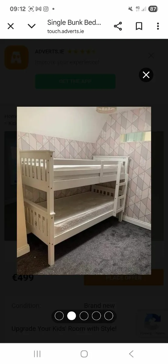 Childrens bunk beds - Image 1