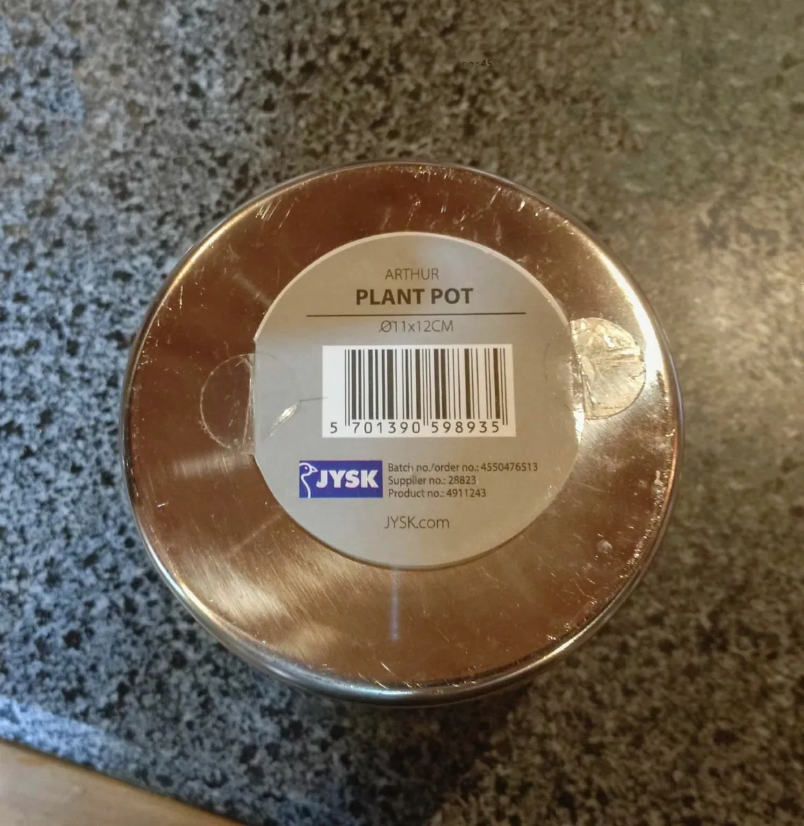 STEEL PLANT POT (USED). - Image 2