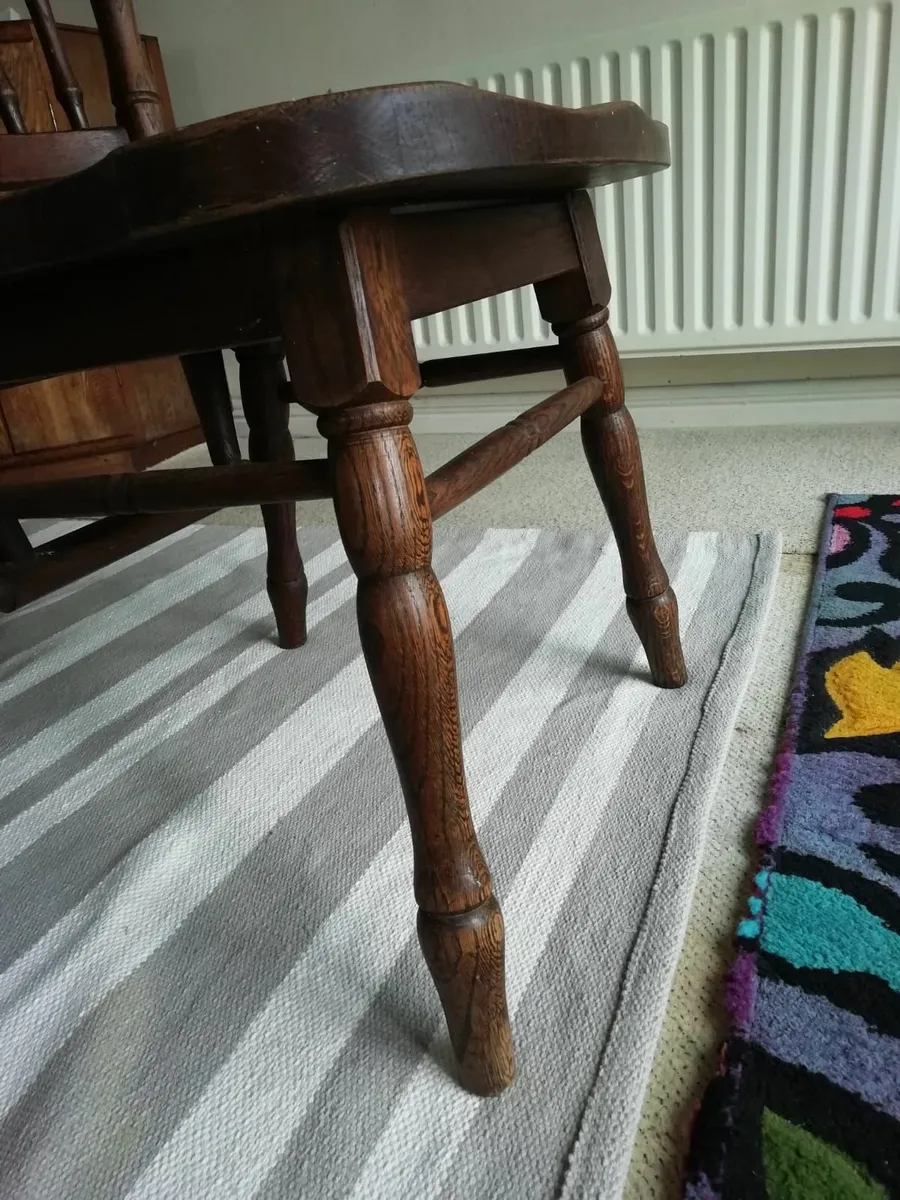 Pair of Dutch Oak chairs - Image 3
